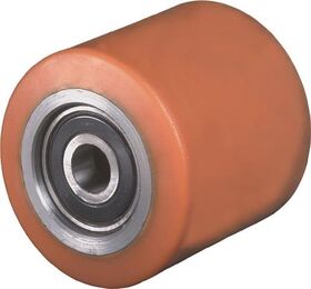 Gabelrolle PUR Naben-L.90mm Rad-B.90mm D.82mm BS ROLLEN
