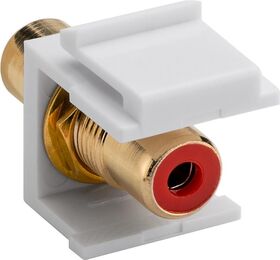 Keystone Modul Cinch/RCA, Rot- VPE: 1