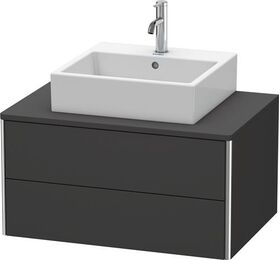Duravit Waschtischunterbau XSQUARE 400x800x548mm graphit supermatt