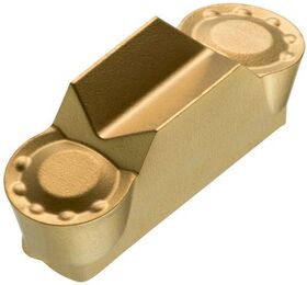 Drehwendeschneidplatte ISO LCMF 0616MO-MP:T8330 Tiefe 3mm PVD beschichtet Gold - VPE: 10