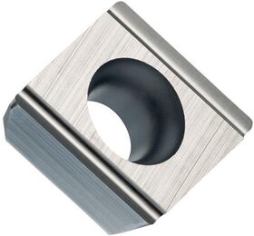 Drehwendeschneidplatte ISO CPGX 060204FR-JR:TT010 Bohrungs-D. 2,8mm Farbe Grau - VPE: 10