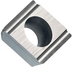 Drehwendeschneidplatte ISO CPGX 080304FL-JR:TT010 Bohrungs-D. 3,4mm Farbe Grau - VPE: 10