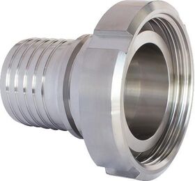 Milchrohrverschraubung Typ MMS VA (1.4404) IG 130x1/4 Zoll 102mm TEGUMA