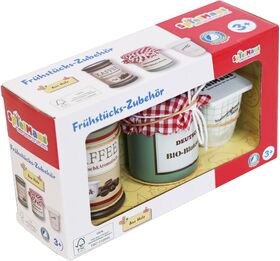 SMK Frühstück Zubehör aus Holz, 3 Stück