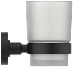 IDS Zahnbecher IOM satiniertes Glas Silk Black IDEAL STANDARD