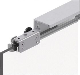 Schiebesyst.GT-L 50 50kg 2500mm VA-Eff.GLT 8/10mm Komplettgrt.