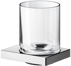 Keuco Glashalter EDITION 90 SQUARE m Kri-gl vc Breite 78mm