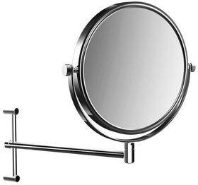 Emco Rasier-/Kosmetikspiegel PURE rd d= 190mm 1-arm 3-f. höhenverst. chrom EMCO