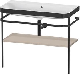 Duravit WTU HAPPY D.2 PLUS 975x490mm m Metallkon o HL ta seidenmatt