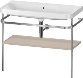 Duravit WTU HAPPY D.2 PLUS 975x490mm m Metallkon o HL ta seidenmatt