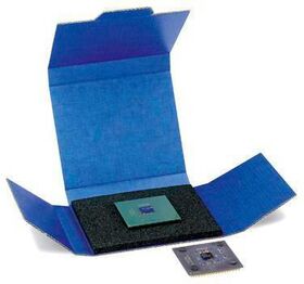 Chipbox Maße 100x60x15mm Wellpappe blau TRANSPAK - VPE: 50