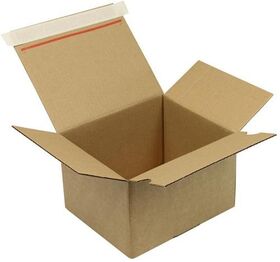 Automatikkarton 1-wellig Automatikboden Maße 214x153x112mm SK A5 Q.1.2E braun - VPE: 40