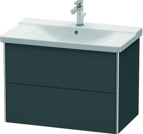 Duravit Waschtischunterbau XSQUARE 565x810x473mm graphit matt