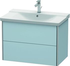 Duravit Waschtischunterbau XSQUARE 565x810x473mm lichtblau seidenmatt
