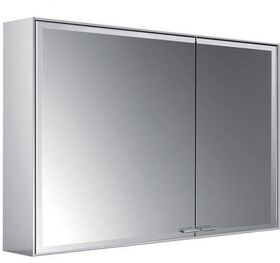 Emco LED-Lichtspiegelschrank PRESTIGE 2 AP 988x639mm Br Tür li o light Sys Alu EMCO