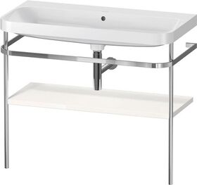 Duravit WTU HAPPY D.2 PLUS 975x490mm m Metallkon o HL we hochglanz