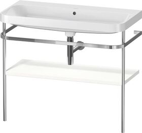 Duravit WTU HAPPY D.2 PLUS 975x490mm m Metallkon o HL we seidenmatt