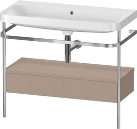 Duravit WTU HAPPY D.2 PLUS 975x490mm m Metallkon o Hahnloch leinen