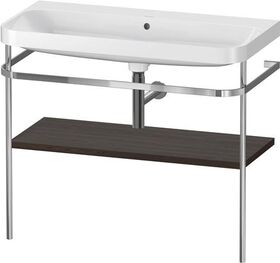 Duravit WTU HAPPY D.2 PLUS 975x490mm m Metallkon o HL NB gebürstet