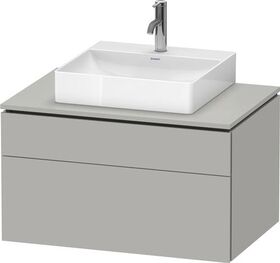 Duravit Waschtischunterbau L-CUBE 820x482x550mm betongr ma o ES