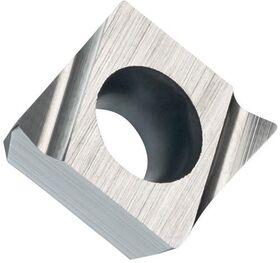 Drehwendeschneidplatte ISO CPGX 060202FL-JZ:TT010 Bohrungs-D. 2,8mm Farbe Grau - VPE: 10