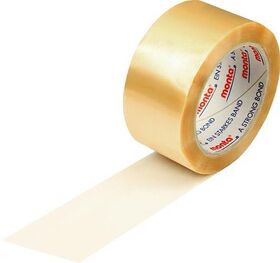Klebeband monta 201 Breite 50mm Länge 66m S.54µ PVC transparent leise TRANSPAK - VPE: 36