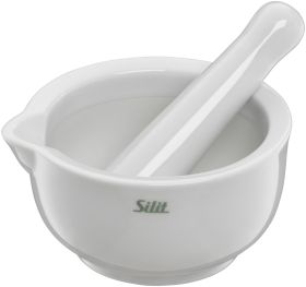 SILIT  Mörser mit Stößel aus Por.,10