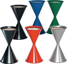 Standascher D400xH730mm enzianblau Stahlbl.VAR