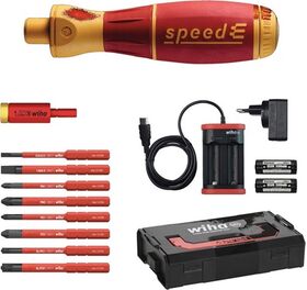 WIHA Schraubendreher-Set Akku, Schlitz-PH-PZD-Schlitz / PZD, 14Tlg