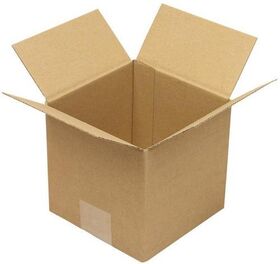 Faltkarton 1-wellig Maße 150x150x150mm Qualität 1.10 E braun TRANSPAK - VPE: 50