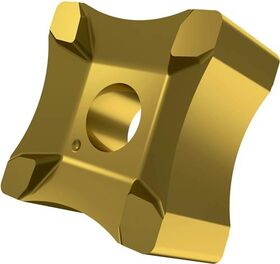 Scarfing-Schneideinsatz ISO SNMX 15-R15:6640 Radius 15mm MT-CVD beschicht. Gold - VPE: 10