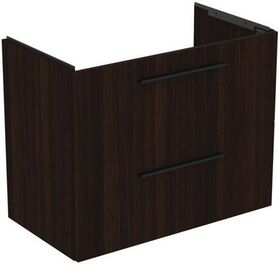 IDS Waschtisch/Möbel-Paket i.life A 80cm, Griff Chrom Coffee Oak IDEAL STANDARD