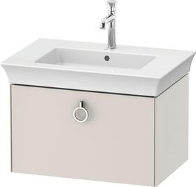 Duravit Waschtischunterbau WHITE TULIP 410x684x458mm nordic weiß seidenmatt