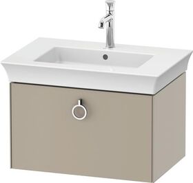 Duravit Waschtischunterbau WHITE TULIP 410x684x458mm taupe seidenmatt