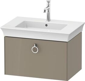 Duravit Waschtischunterbau WHITE TULIP 410x684x458mm steingrau hochglanz