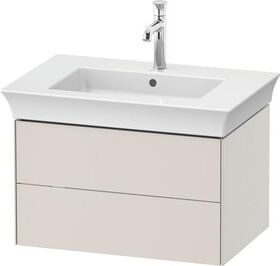 Duravit Waschtischunterbau WHITE TULIP 410x684x458mm nordic weiß seidenmatt