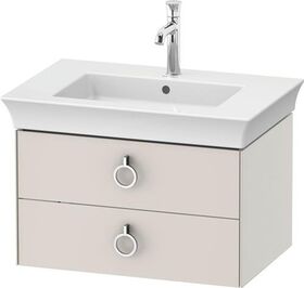 Duravit Waschtischunterbau WHITE TULIP 410x684x458mm nordic weiß seidenmatt