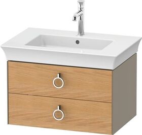 Duravit Waschtischunterbau WHITE TULIP 410x684x458mm Ei na mass /steingrau hgl