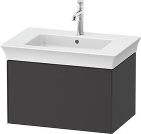Duravit Waschtischunterbau WHITE TULIP 684x410mm 1 Ausz. grap sdm o ES