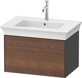 Duravit Waschtischunterbau WHITE TULIP 684x410mm 1 Az amerik NB / grap hgl o ES