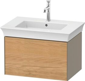 Duravit Waschtischunterbau WHITE TULIP 684x410mm 1 Az Ei na mass /steingrau hgl