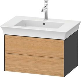 Duravit Waschtischunterbau WHITE TULIP 684x410mm 2 Sk Ei na mass / grp sdm o ES