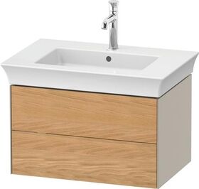 Duravit Waschtischunterbau WHITE TULIP 684x410mm 2 Sk Ei na mass / ta sdm o ES