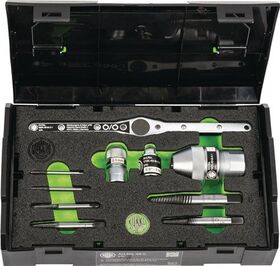 Schraubenausdrehersatz K-49 10teilig Schraubgewinde-D.4-20mm KUKKO