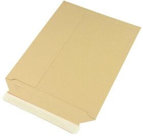 Versandtasche Maße 295x375mm B4 Gewicht 500g/qm Vollpappe braun SK TRANSPAK - VPE: 100