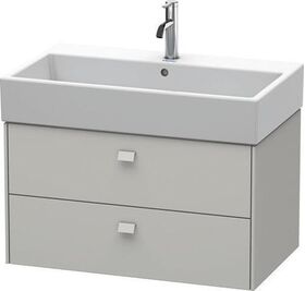 Duravit Waschtischunterbau BRIOSO Griffe Frontfarbe 442x584x459mm bas matt