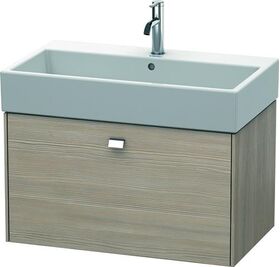 Duravit Waschtischunterbau BRIOSO Griff chrom 442x784x459mm pine silver