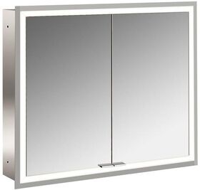 Emco LED-Lichtsp.schr. PRIME FACELIFT UP 800x730mm 2-türig aluminium/spiegel EMCO