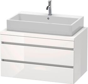 Duravit Konsolenunterschrank DURASTYLE 512x900x548mm eiche natur / basalt matt