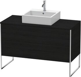 Duravit Waschtischunterbau XSQUARE 778x1200x548mm eiche schwarz